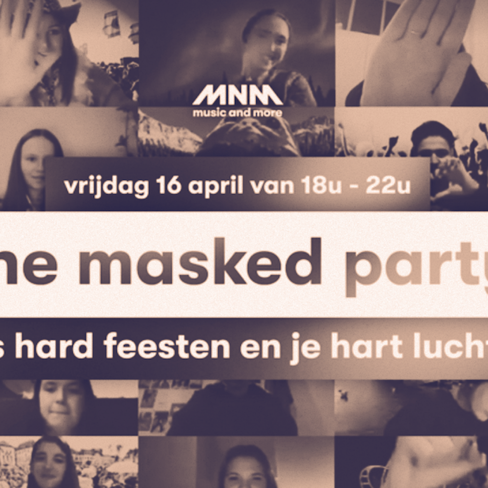 The Masked Party, een virtueel festival voor jongeren in samenwerking met MNM
